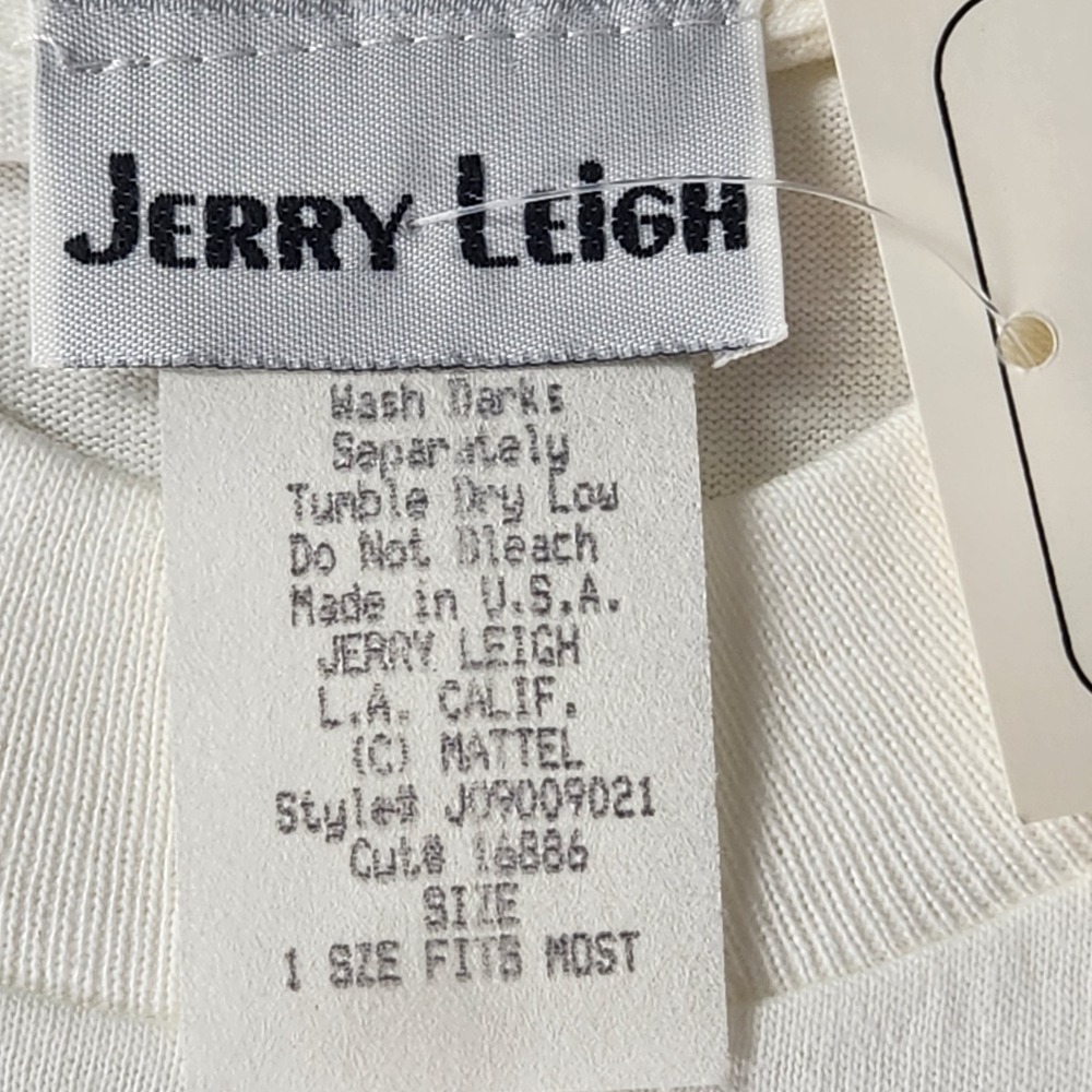 VTG 1995 Jerry Leigh Mattel Barbie Through the Years Graphic T-shirt NIB Grail - Picture 7 of 9